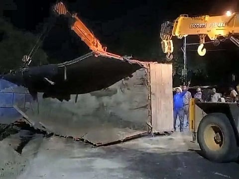 Eight killed as sand-laden truck overturns in UP 