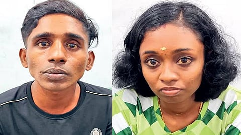 The accused - Sarath and his wife Parvathy (grand daughter of the 85 year old grandmother)