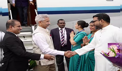 EAM Jaishankar arrives in Sri Lanka 