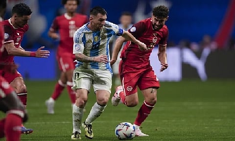 Argentina's 2-0 victory over Canada on Thursday night in the Copa America opener.