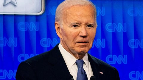 US President Joe Biden during Presidential debate