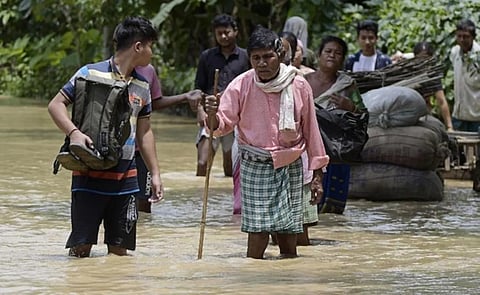 Assam flood: 6 lakh people affected in 10 districts