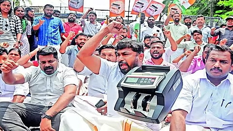 Youth Congress protest in Kerala