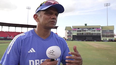 Indian cricket team  head coach Rahul Dravid
