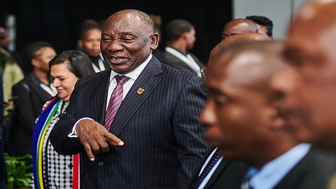 South African President Cyril Ramaphosa 