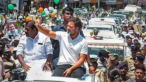 Congress leader Rahul Gandhi's Roadshow in Wayanad, Kerala