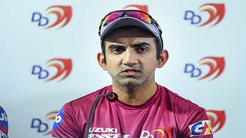 The new head coach Gautam Gambhir
