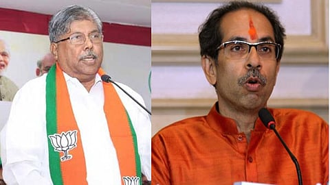 BJP leader Chandrakant Patil and Shiv Sena (UBT) Chief Uddhav Thackeray