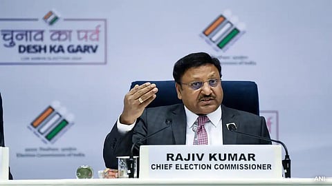 Chief Election Commissioner Rajiv Kumar
