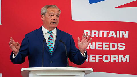 Nigel Farage, leader of Reform UK