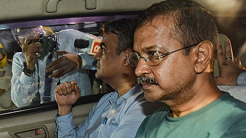 CBI officials leave with Delhi Chief Minister Arvind Kejriwal from the Rouse Avenue Court after the court sent him to the probe agency custody in the Excise policy case, in New Delhi, Wednesday, June 26, 2024. 