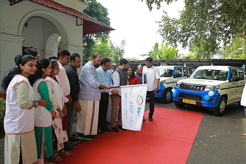 Shri. V. Sivankutty, Hon. Minister of Education, Government of Kerala, flagged-off the  “Clear Sight” vehicles on July 24th, 2024 at Thiruvananthapuram