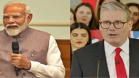 PM Modi congratulates Keir Starmer, the newly elected British PM