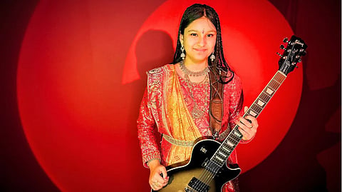 Guitar prodigy Maya Neelakantan 