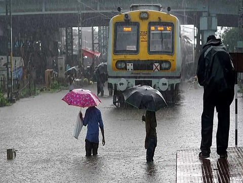 Local trains services hit after heavy rains in Mumbai
