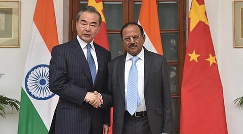 Ready to work with India to properly handle situation in border areas: Chinese FM Wang to Doval 