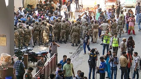 Security beefed up as students protest in Old Rajinder Nagar coaching hub  