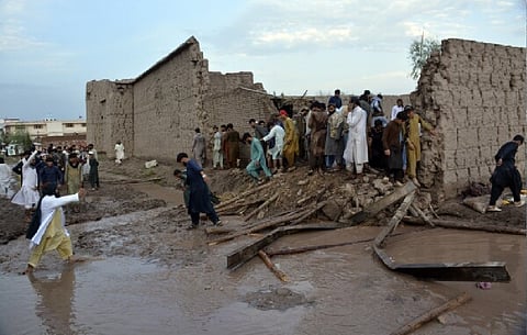Heavy rains in eastern Afghanistan have killed at least 40 people and injured nearly 350 others, Taliban officials said Tuesday. 