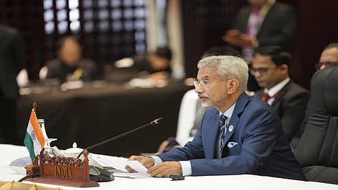 External Affairs Minister S Jaishankar during the meetings of the Association of Southeast Asian Nations (ASEAN).