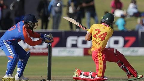 Dube, Abhishek restrict Zimbabwe to 152/7