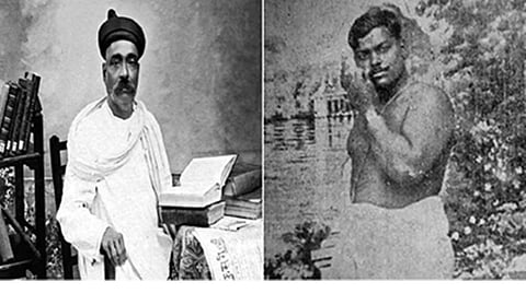 Freedom fighters Bal Gangadhar Tilak, Chandra Shekhar Azad