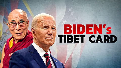 US President Joe Biden and Dalai Lama