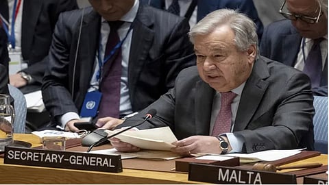 United Nations Secretary-General Antonio Guterres