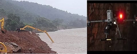 Drone that can detect buried objects deployed at landslide site in Karnataka
