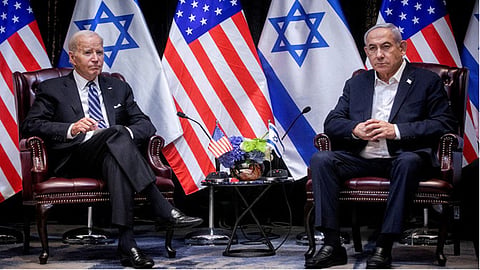 US President Joe Biden and Israeli PM Benjamin Netanyahu