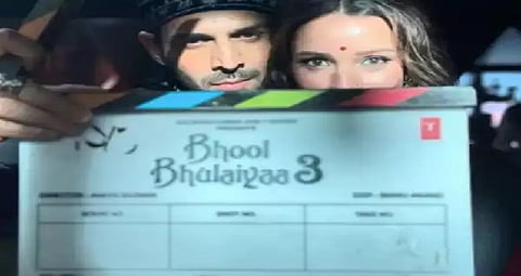 Kartik Aaryan wraps 'Bhool Bhulaiyaa 3' shoot 
