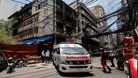 Deadly fire in Philippine's Chinatown
