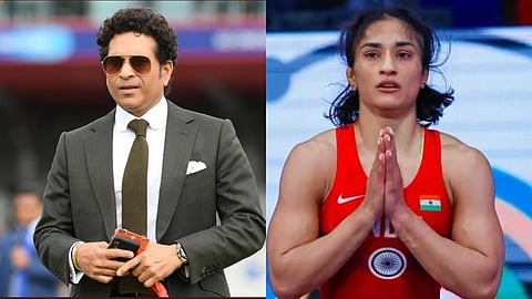 Sachin Tendulkar  , Vinesh Phogat 