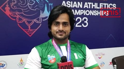 Asian Games 2023 silver medalist in javelin competition Yasir Sultan.