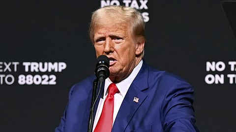 Republican presidential candidate Donald Trump