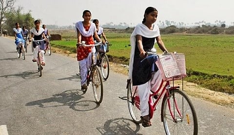 Rapid rise in students cycling to school in rural India, girls leading 'silent revolution': Research