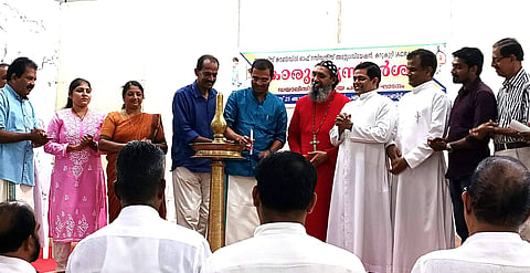 Organized by Apex Council of Residence Association Karukutty Angamaly MLA Roji M John inaugurates free dialysis assistance scheme for indigent kidney patients. President Ad Jose V Chakyeth, keynote speaker Abhi. Elias Mar Julius Metropolitan, Panchayat President Latika Sasikumar, Karukutty Forona Vicar Rev Fr Xavier A Valli and Dr Maria Paul gave greetings.