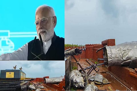 Bow my head at Shivaji's feet and apologise: PM Modi on statue collapse 
