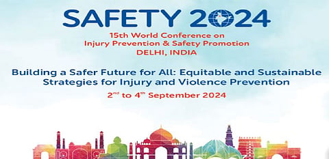 India to host 15th World Conference on Injury Prevention and Safety Promotion from Sep 2-4