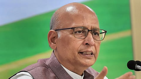 Senior Congress leader Abhishek Singhvi