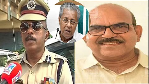 ADGP (Law and Order) M R Ajith Kumar and Kerala CM's political secretary P Sasi 