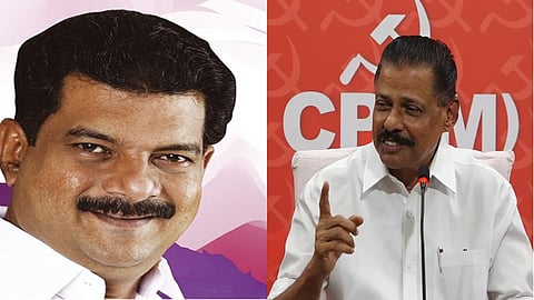LDF MLA P V Anvar and CPI(M) state secretary M V Govindan