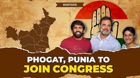 Haryana polls: Phogat, Punia set to join Congress 