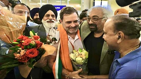 Rahul Gandhi arrives in USA