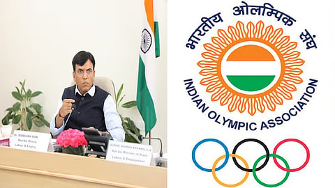 Sports Minister Mansukh Mandaviya