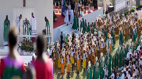 Pope Francis celebrates Mass in Papua New Guinea