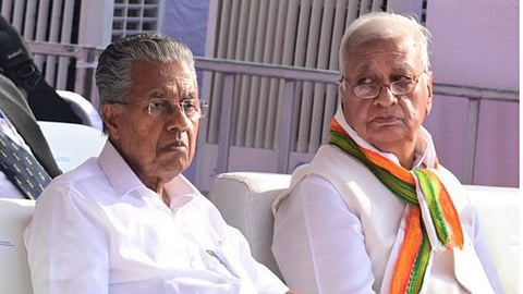 Kerala CM P Vijayan and Governor Arif Mohammed Khan