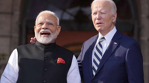 rendra Modi, Joe Biden
