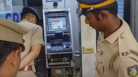 ATM loot in Thrissur, Kerala