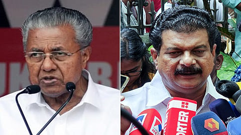 Kerala CM P Vijayan and Left independent MLA P V Anvar