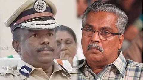 ADGP M R Ajithkumar and CPI state secretary Binoy Viswam